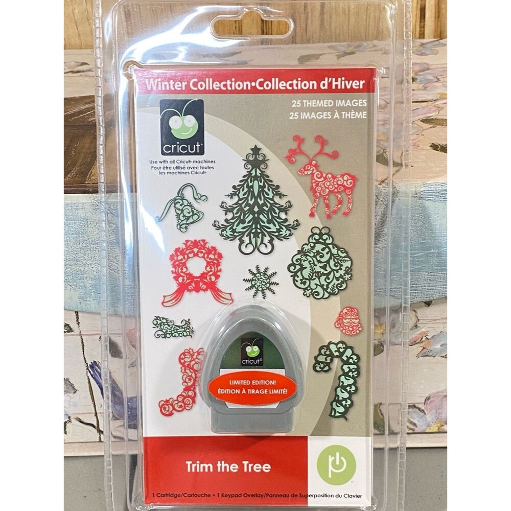 Cricut Cricut Seasonal Cartridge Trim The Tree Winter Collection NWT Images